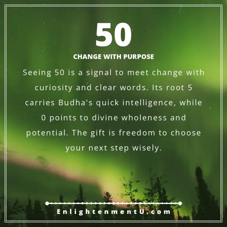 Read more about the article 50 Angel Number Meaning: Love, Money & Vedic Insight