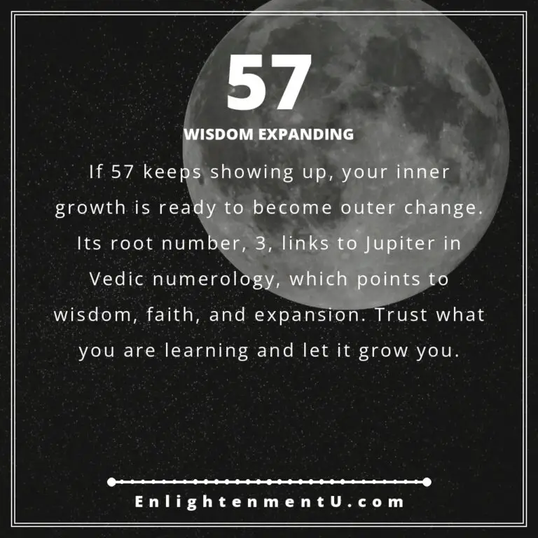 Read more about the article 57 Angel Number Meaning: Love, Money & Vedic Insight