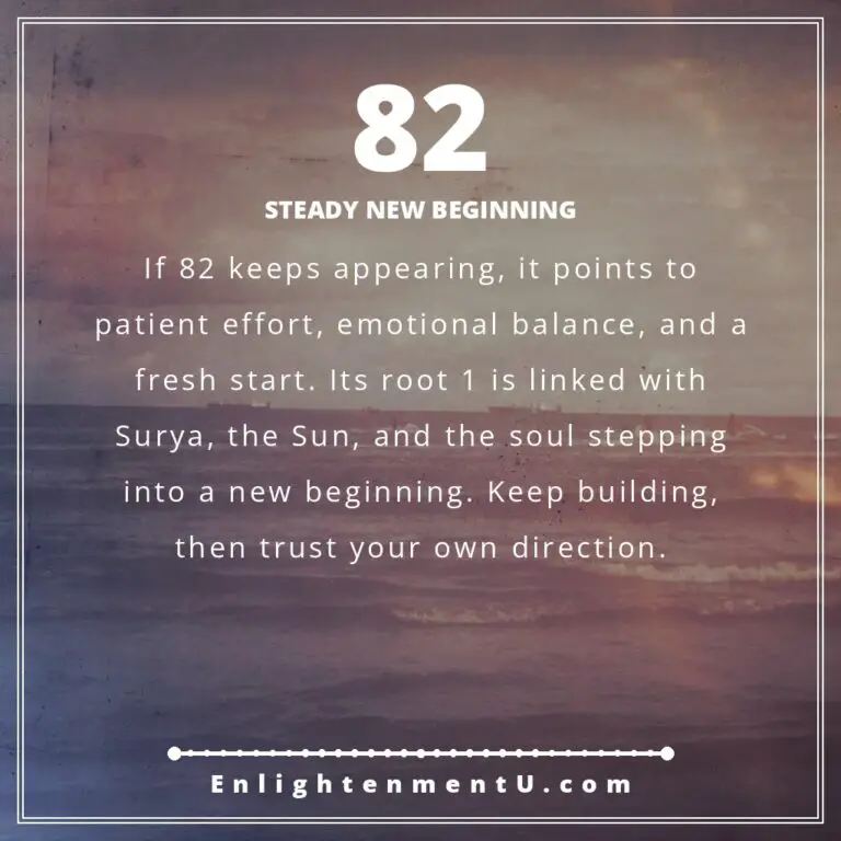 Read more about the article 82 Angel Number Meaning: Love, Money & Vedic Insight