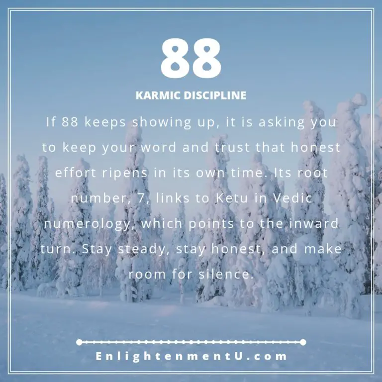 Read more about the article 88 Angel Number Meaning: Love, Money & Vedic Insight