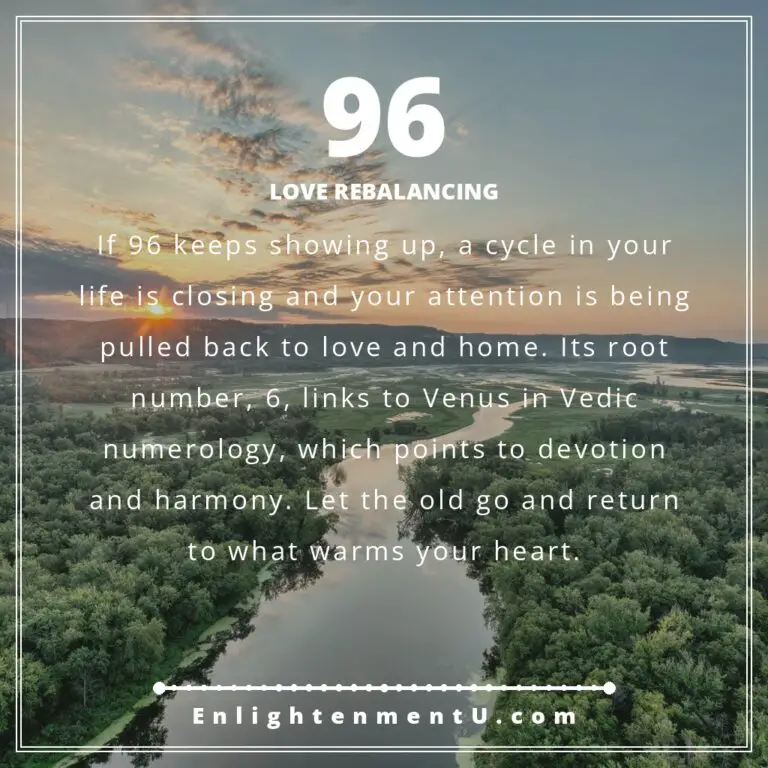 Read more about the article 96 Angel Number Meaning: Love, Completion & Vedic Insight